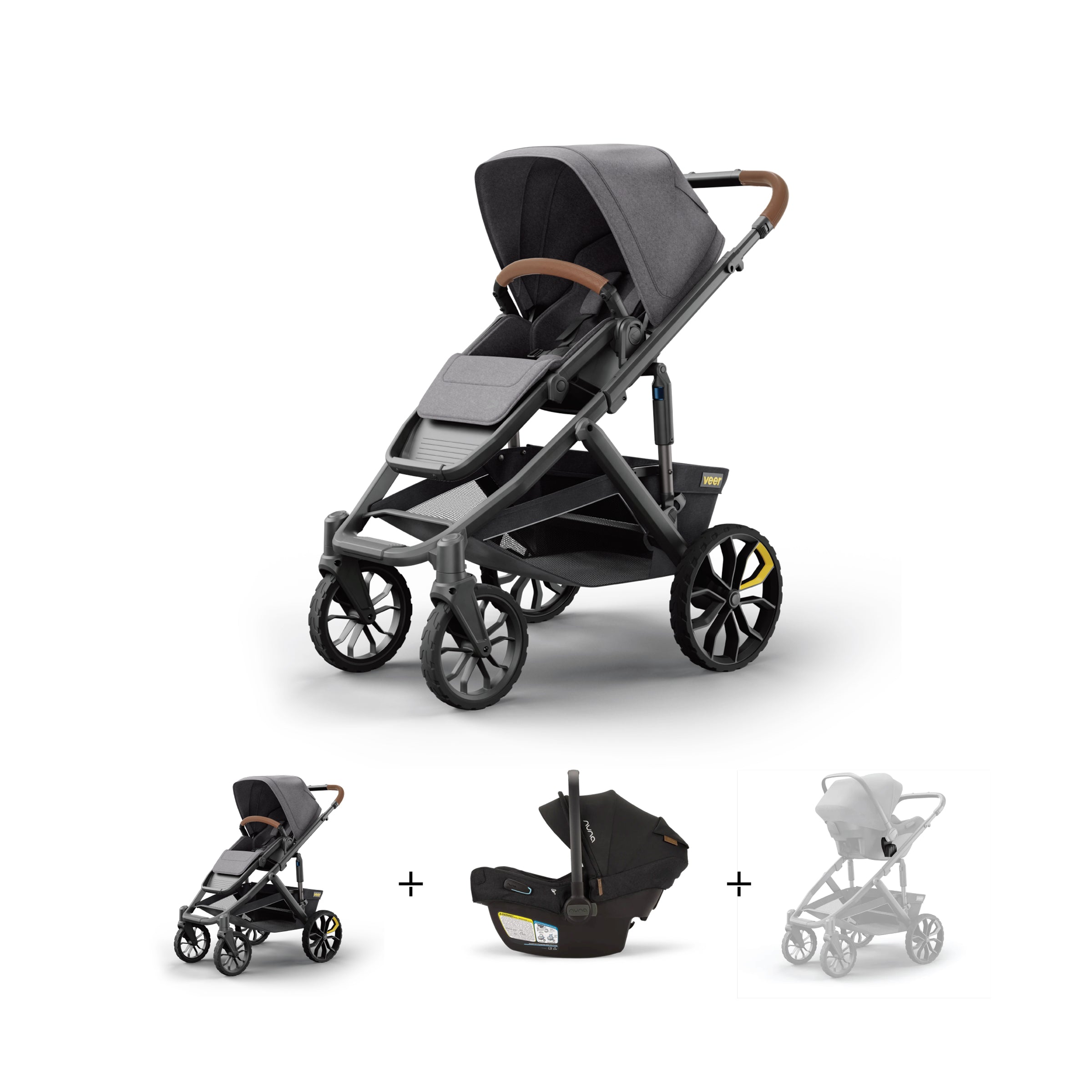 Switch&Roll Travel System with Nuna PIPA aire rx | Veer