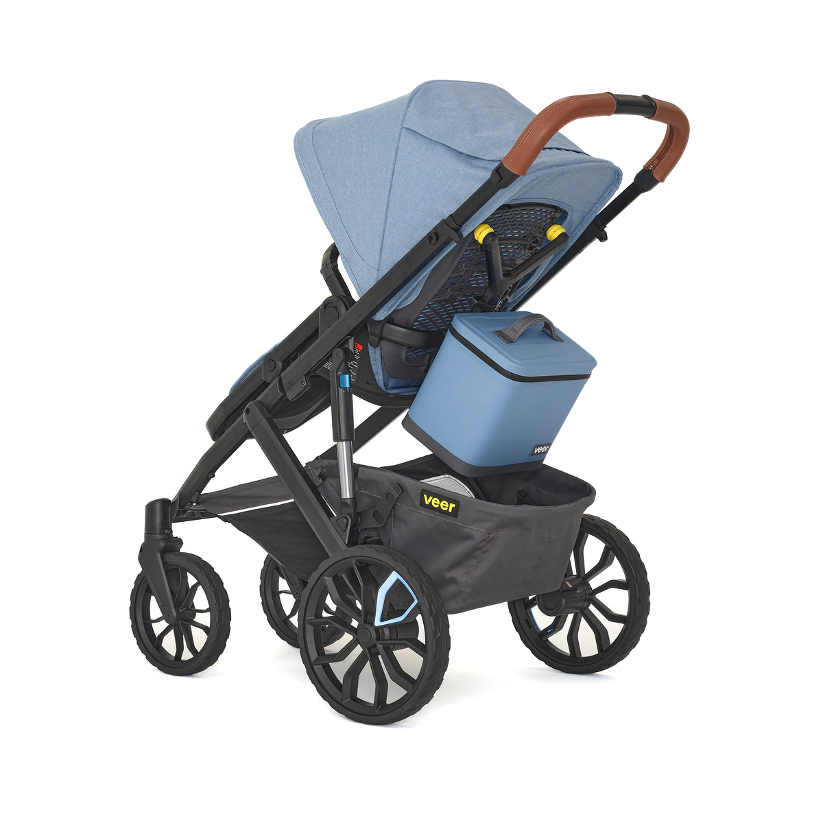 veer switchback double stroller Veer Switch & Roll Stroller Black Onyx