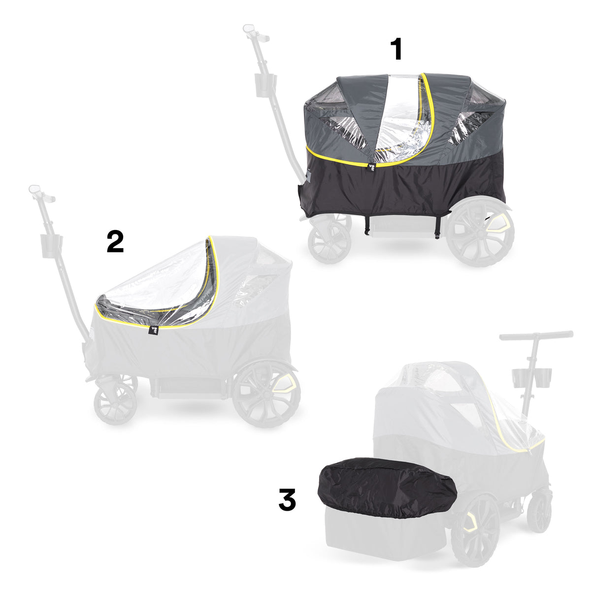 wagon stroller rain cover Weather Cover for Cruiser